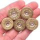 Aimants laiton Lucky Shot culot C/12 – Blister de 5 - Vue 1