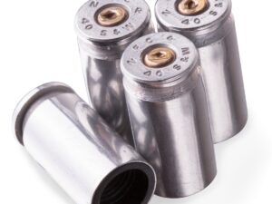 Bouchons de valve nickelés Lucky Shot C/.40 S&W - 4 sous blister
