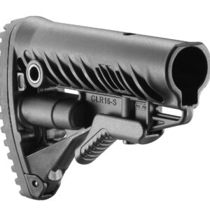 Crosse tactique Noire pour M16/aR15 avec compartiment a piles