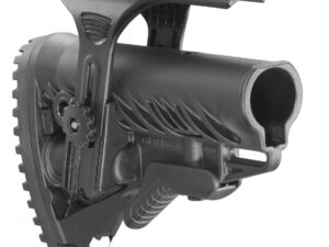 Crosse tactique Noire pour M16/aR15 avec compartiment a piles avec appui joue