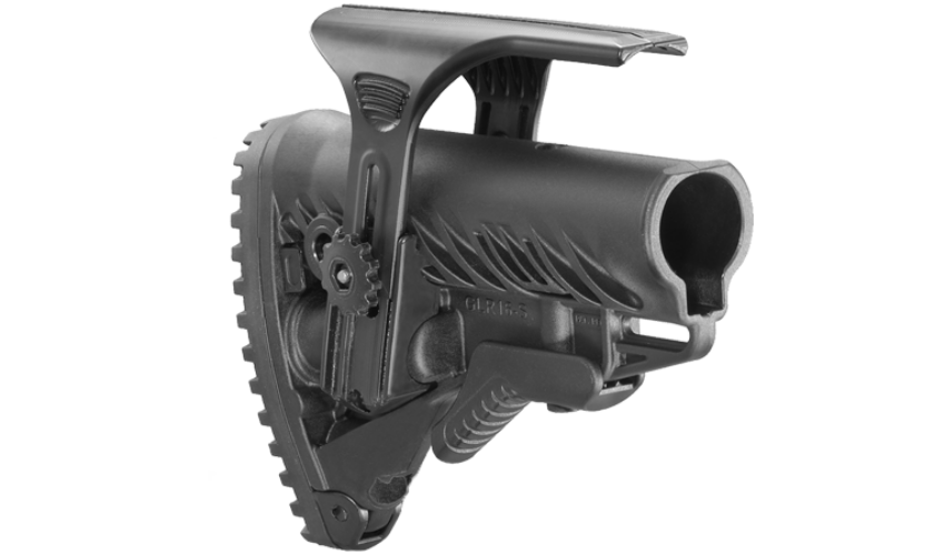 Crosse tactique Verte pour M16/aR15 avec compartiment a piles avec appui joue - Vue principale