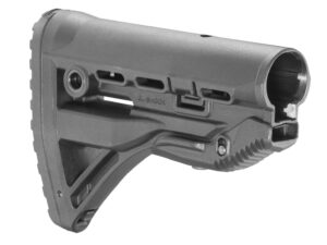 Crosse tactique Noire pour M4/aR15 avec absorbeur de recul