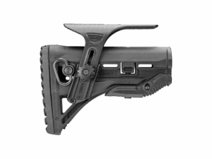 Crosse tactique Noire pour M4/aR15 avec absorbeur de recul et appui joue