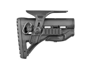 Crosse tactique Noire pour M4/aR15 + absorbeur de recul + appui joue+adapt picat