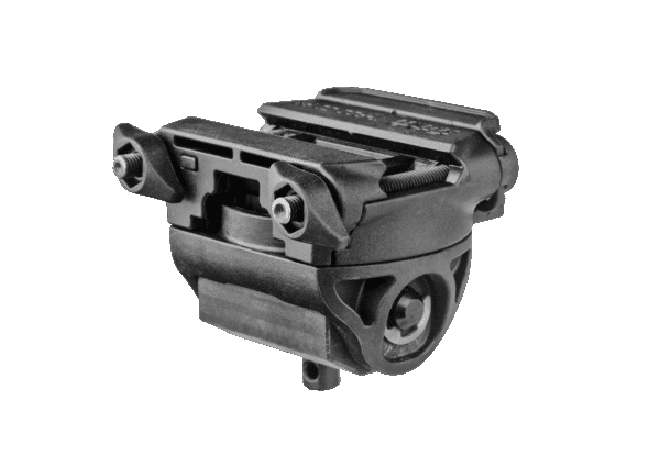 Adaptateur picatinny rotatif et inclinable Fab pour bipied Harris