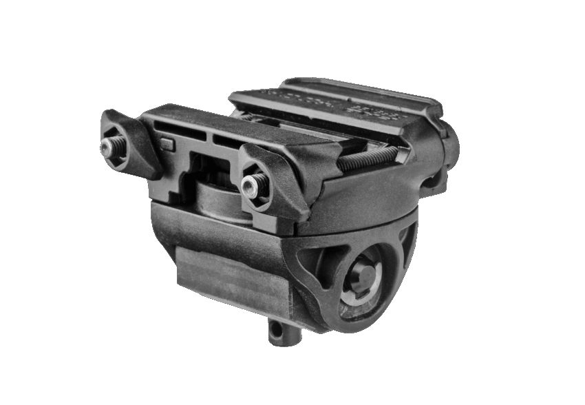 Adaptateur picatinny rotatif et inclinable Fab pour bipied Harris - Vue principale