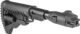 Crosse pliante type M4 pour akm 47 (joint polymère) absorbeur de chocs – Noir - Vue principale