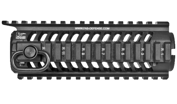 Garde main aluminium avec 4 Rails Picatinny pour m-4