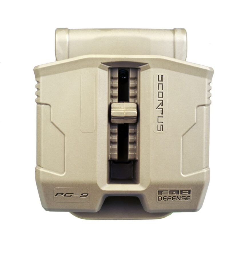 Porte-chargeur double Fab Defense pour glock 17 paddle – Sable - Vue principale