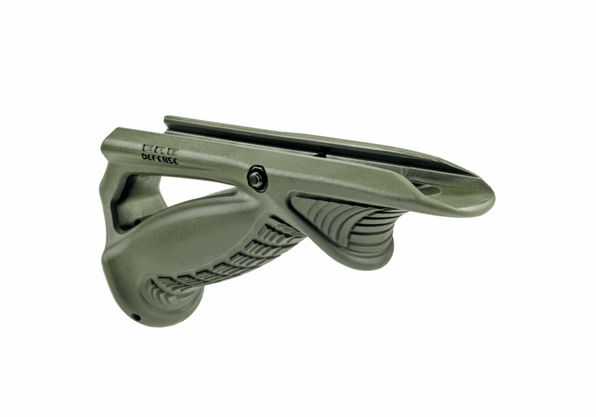 Poignée ergonomique inclinée Fab Defense PTK Verte - Vue principale