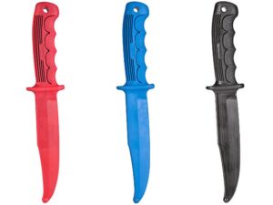 Couteau d'entraînement en polymère flexible Noir