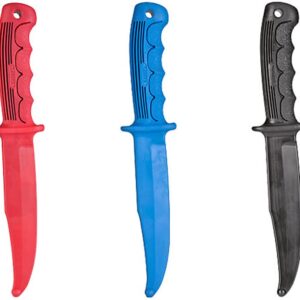 Couteau d'entraînement en polymère flexible Noir