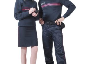Pull col rond A.S.V.P. maille administrative lourde