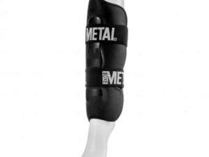 Protège tibias Metal Boxe - Noir