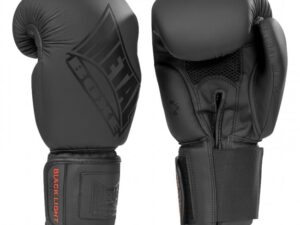 Gants entrainement/compétition Metal Boxe - Noir mat