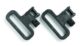 Jeu de 2 boucles Uncle Mike’s bronzees normes militaires 3.18cm - Vue principale