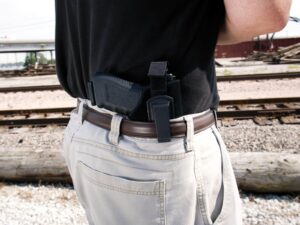Etui Inside avec rétention Revolver 4 pouces droitier