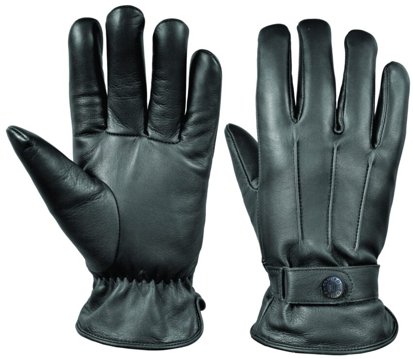 Gants MO en cuir – Noir - Vue principale