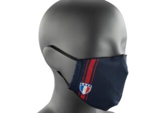 Masque barrière - 40 lavages - Logo A.S.V.P - Lot de 10 - Taille L