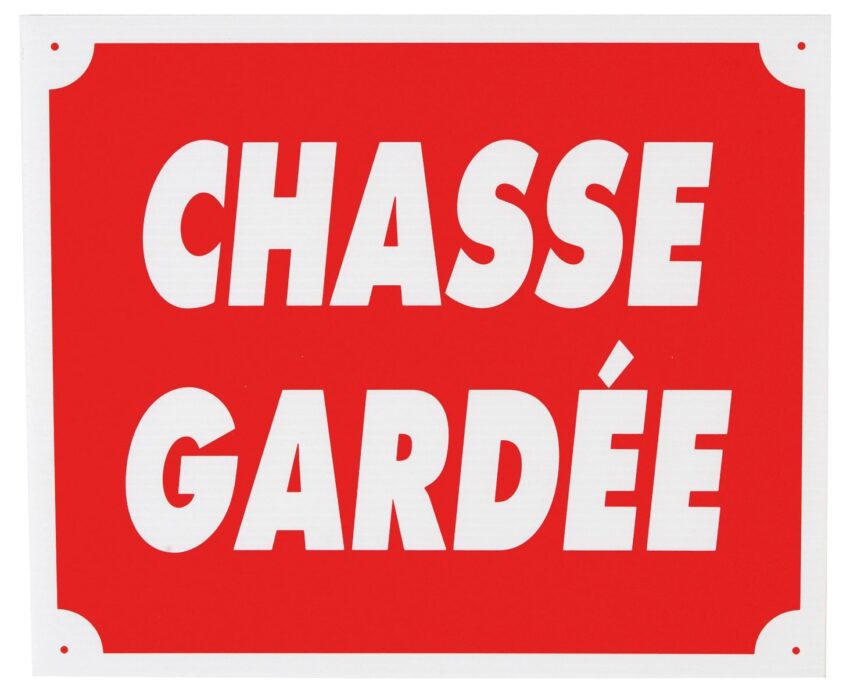 Chasse gardée dim 25 x 30 cm akylux - Vue principale