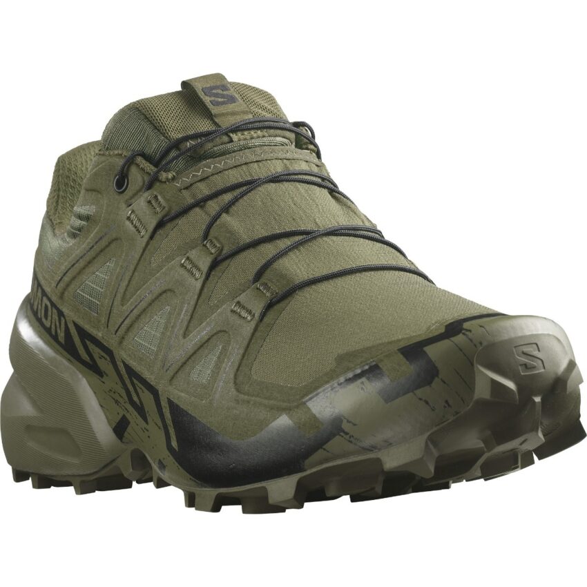 Chaussures Salomon SpeedCross 6 Forces – Vert ranger - Vue principale