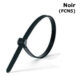 Menottes jetables plastiques fast cuff – Noires - Vue principale