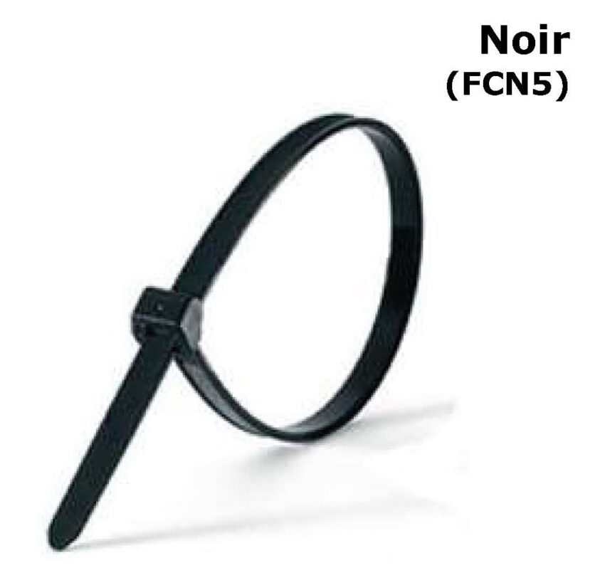 Menottes jetables plastiques fast cuff – Noires - Vue principale