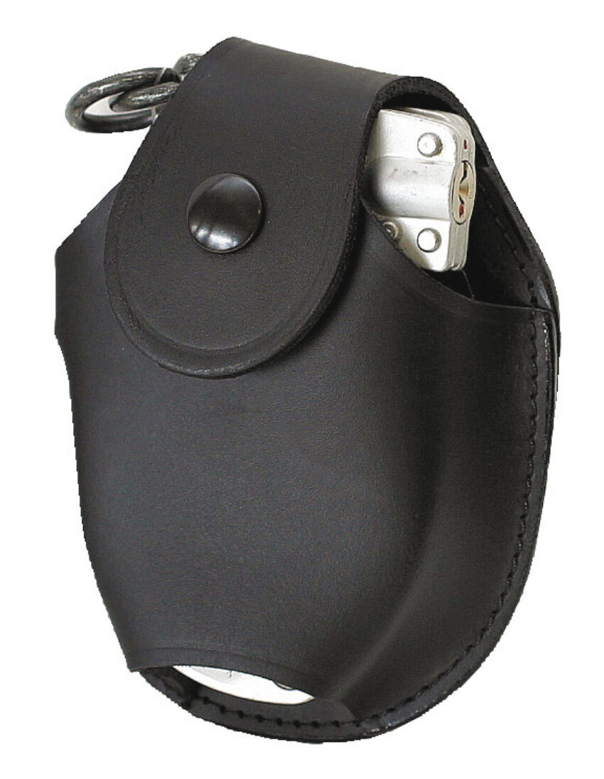 Etui menotte cuir Noir - Vue principale