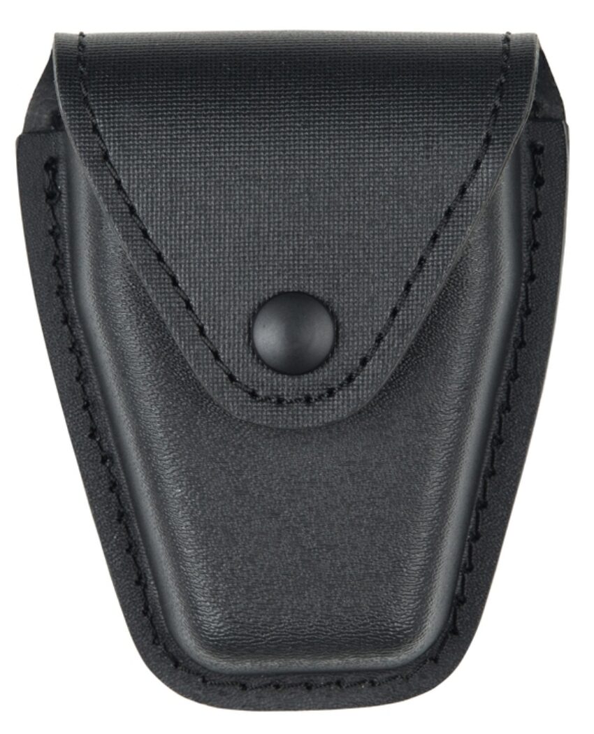 Etui menottes us Safariland avec rabat pression – plaque de cuisse – Noir - Vue principale