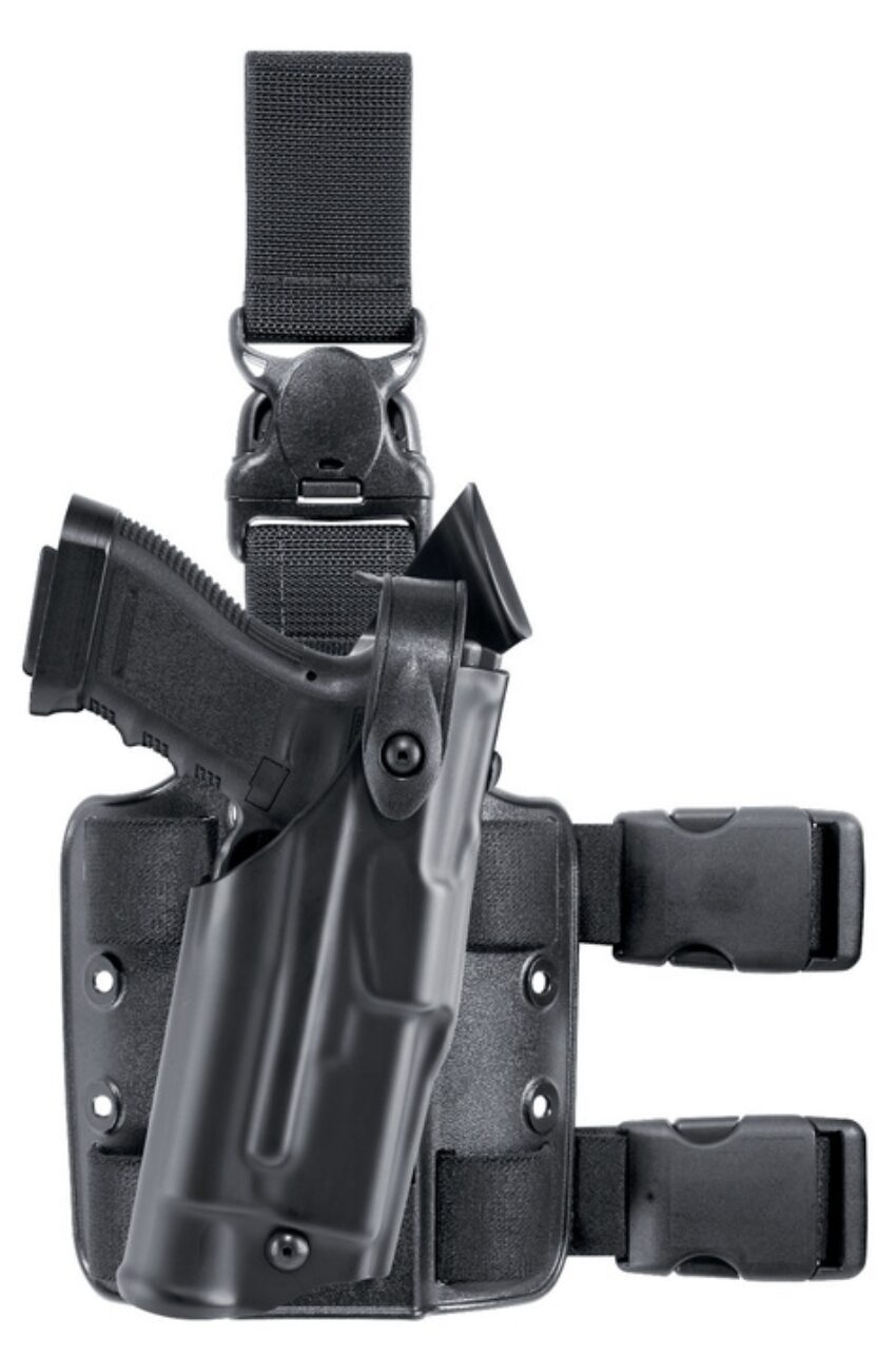 Etui tactique Safariland mod.6305 ALS/SLS – glock 17 avec Lampe – Noir – droitier - Vue principale