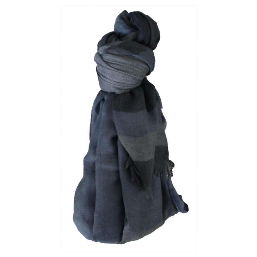 Chèche Stagunt Storm – Indigo blue - Vue principale