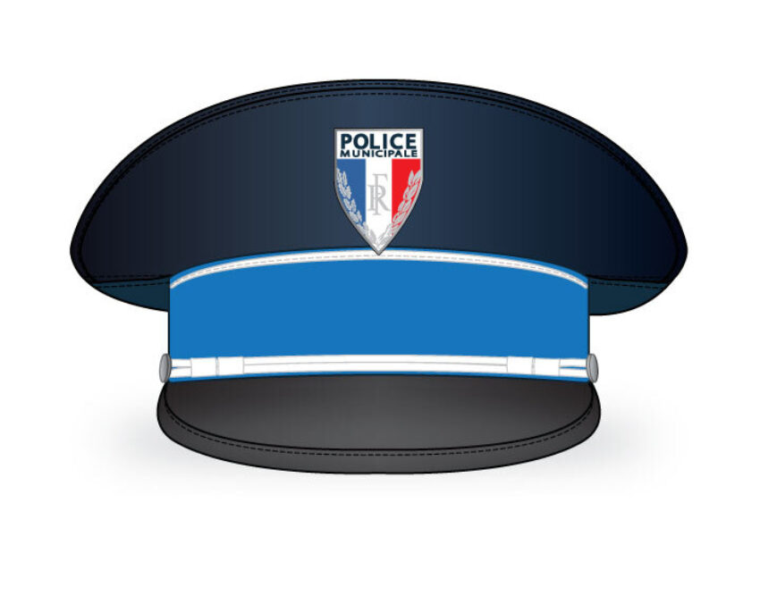 Casquette de cérémonie Police Municipale – Taille 62 - Vue principale