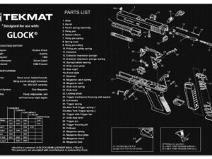 Tapis de démontage Tekmat pour pistolet Glock 17
