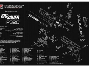Tapis de démontage Tekmat pour pistolet P320