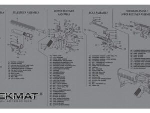 Tapis de démontage Tekmat pour AR-15 - Gris