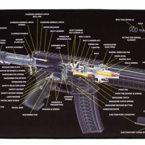 Tapis de démontage Tekmat Ultra pour AR-15 - Vue 3D