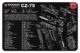 Tapis de démontage Tekmat pour pistolet CZ-75 - Vue principale