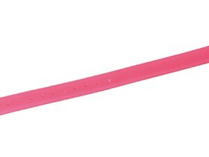 Collier fluo souple pu + polyester Rose