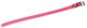 Collier fluo souple pu + polyester Rose - Vue principale