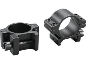Paire colliers aluminium pour Rail 21 mm- Diamètre 30 mm - Bas - Noir mat