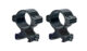 Paire colliers aluminium pour Rail 21 mm- Diamètre 30 mm – Moyen – Noir mat - Vue principale