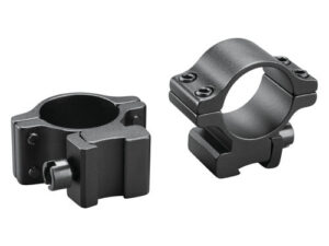 Paire colliers aluminium Tasco pour Rail 11 mm - Diamètre 25,4 mm - Moyen - Noir mat