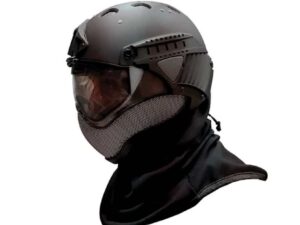 Casque Warq Pro avec mentonnière renforcée et tour de cou - Noir