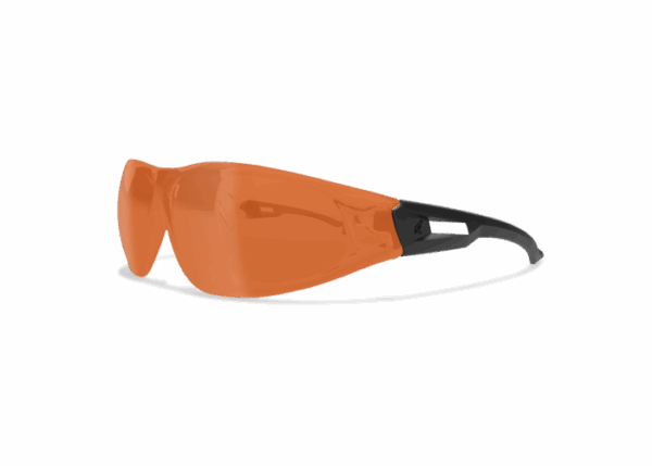 Lunettes Edge Tactical Dragon Fire Monture noire - Orange