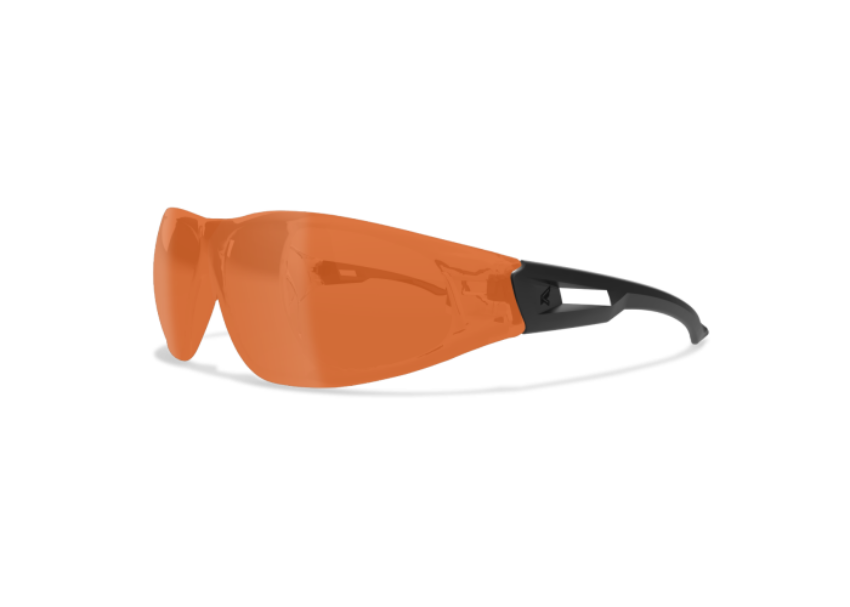 Lunettes Edge Tactical Dragon Fire Monture noire – Orange - Vue principale