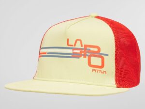 Chapeau cube rayé