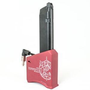 ADAPTATEUR HPA GBB CHARGEUR M4 ROUGE