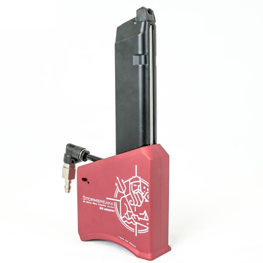 ADAPTATEUR HPA GBB CHARGEUR M4 ROUGE - Vue principale