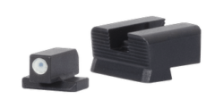 KIT HAUSSE + GUIDON TACTIC POINT BLANC SUR L'AVANT POUR TP9 S...