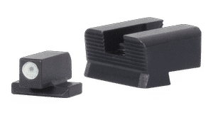KIT HAUSSE + GUIDON TACTIC POINT BLANC SUR L'AVANT POUR TP9 SF/ELITE/SFX/METE